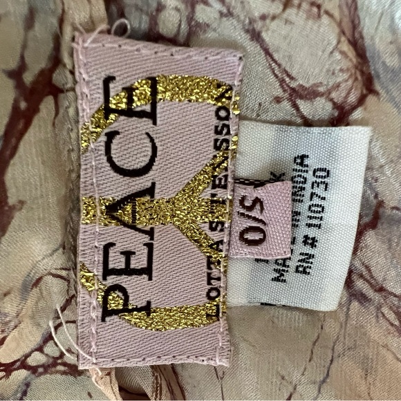 Lotta Stenssen . Shawl. 100% silk. Made in India. Kaftan. - Picture 6 of 6